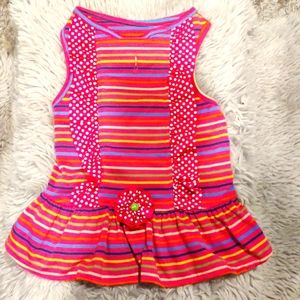 Striped Dog Dress